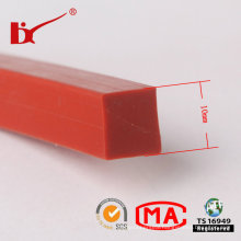10*10mm Square Shape Extruded Silicone Rubber Cord